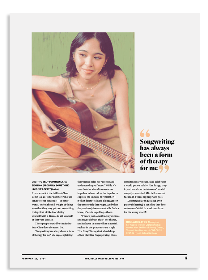 Billboard  Philippines Volume 3 with Ben&Ben