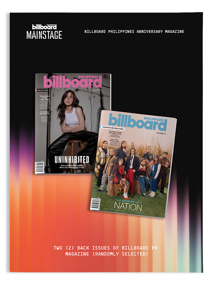 Billboard Philippines Anniversary Magazine - Upper Box Package