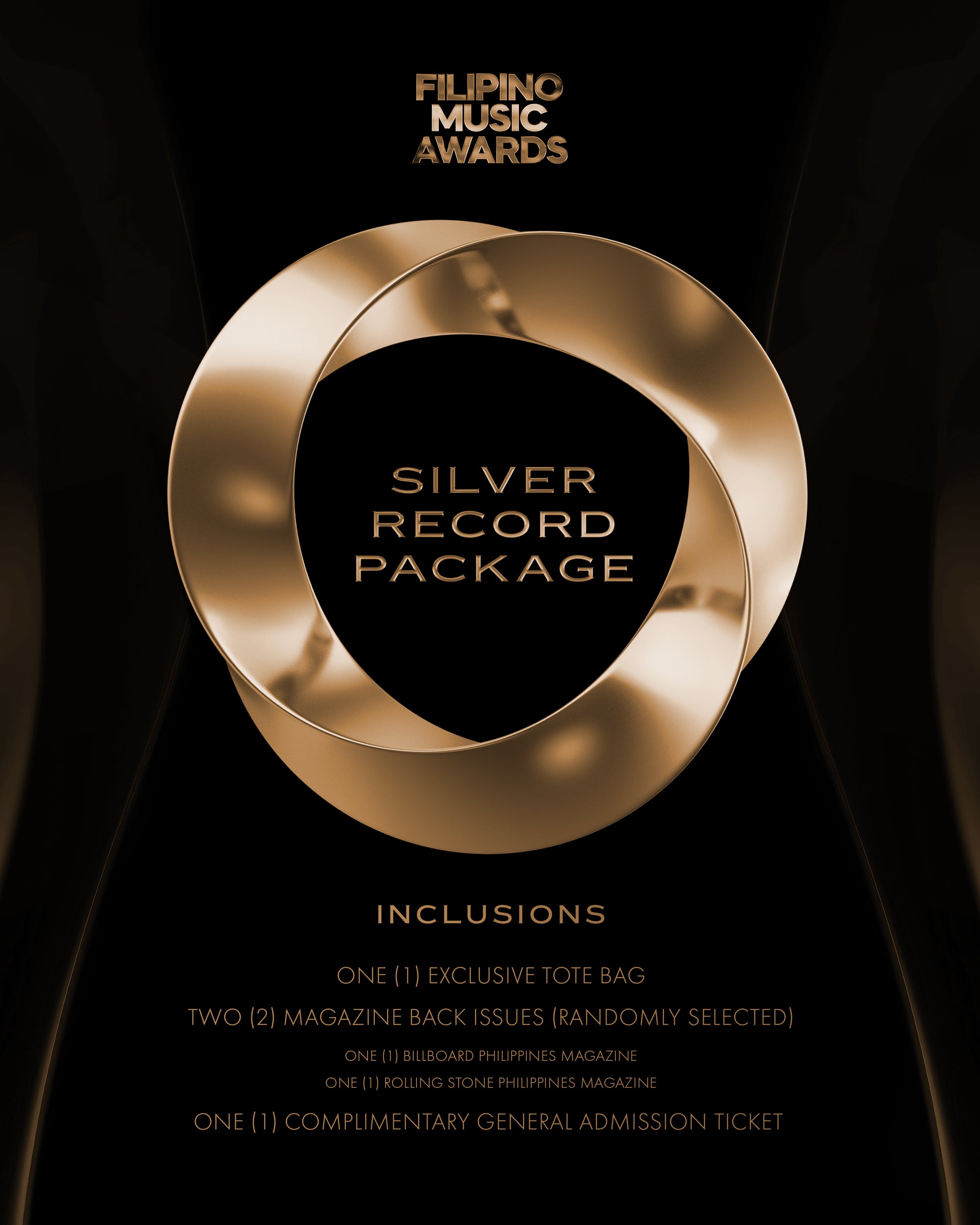 Filipino Music Awards Magazine Package - Silver Record Package