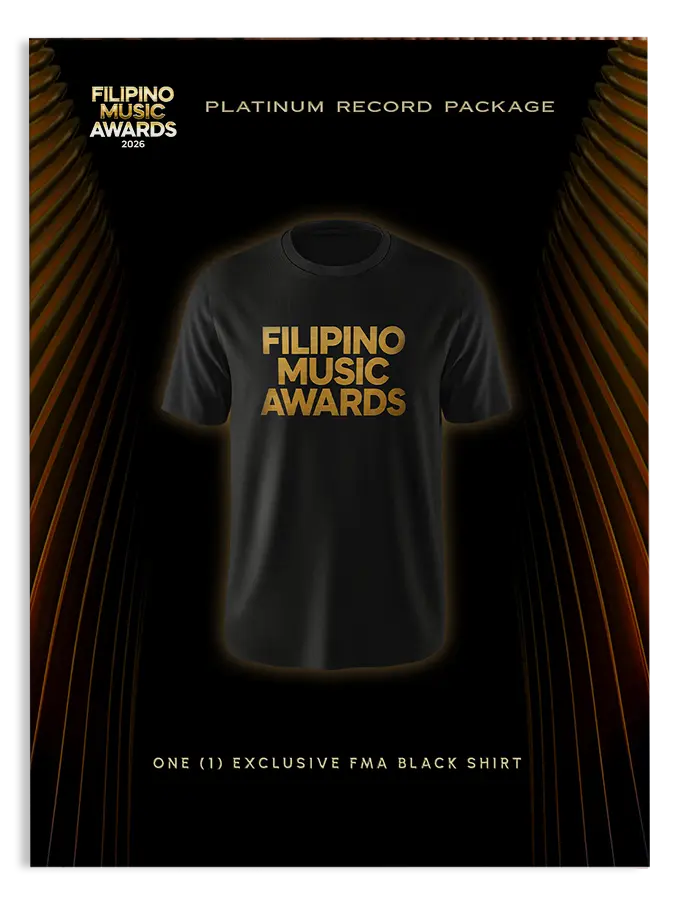 Filipino Music Awards 2026 – Platinum Record Package
