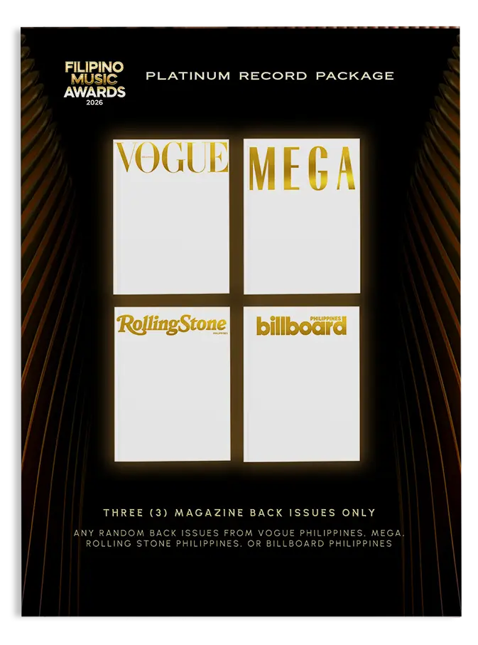 Filipino Music Awards 2026 – Platinum Record Package