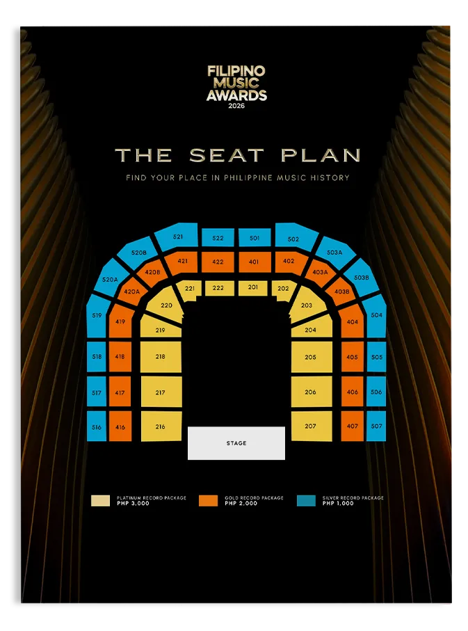 Filipino Music Awards 2026 – Platinum Record Package