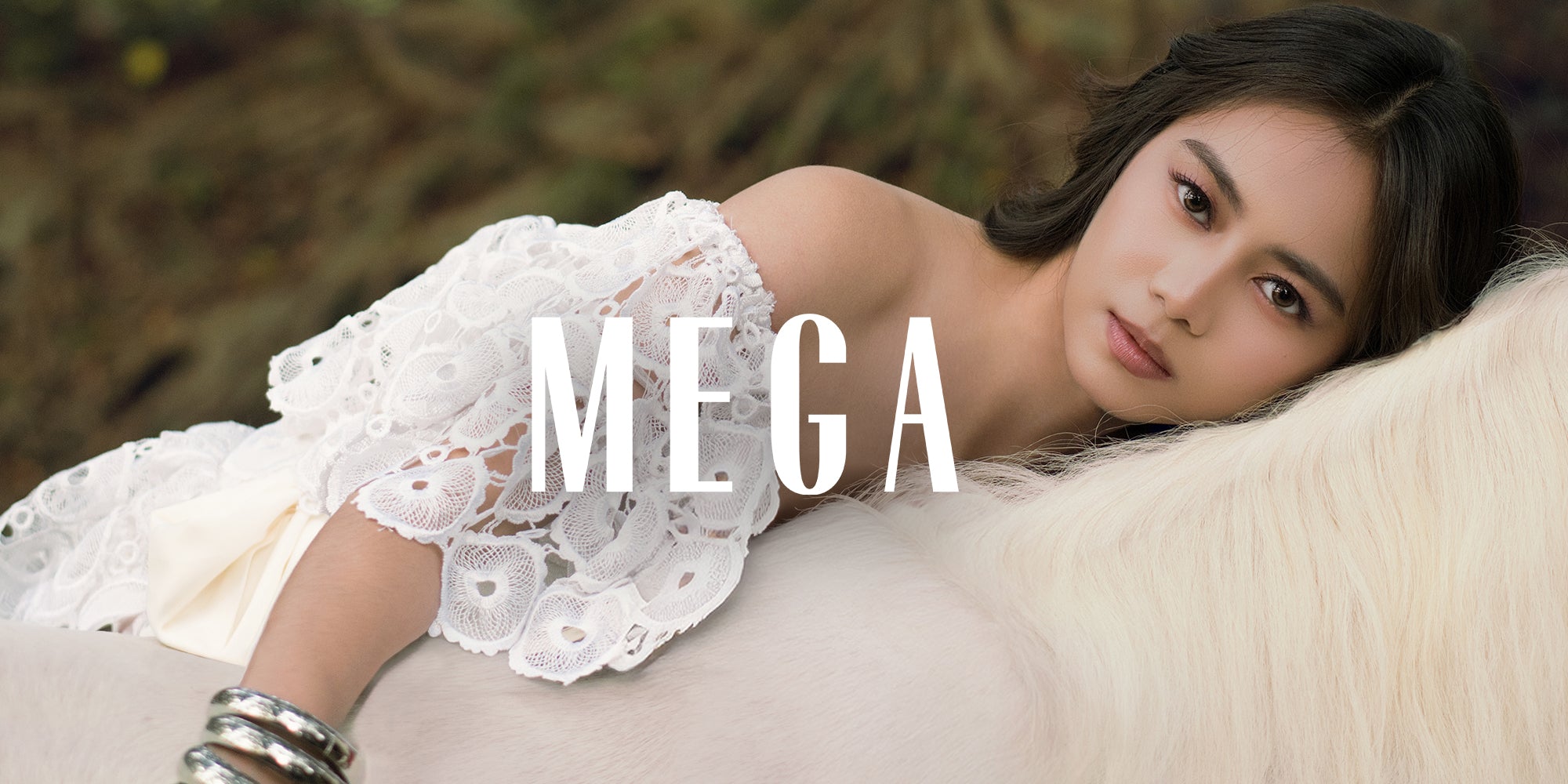 Ashtine Olviga on the cover of Mega Magazine's Feb-Mar 2026 issue