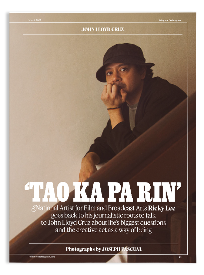 Rolling Stone Philippines - The Maiden Issue - John Lloyd Cruz