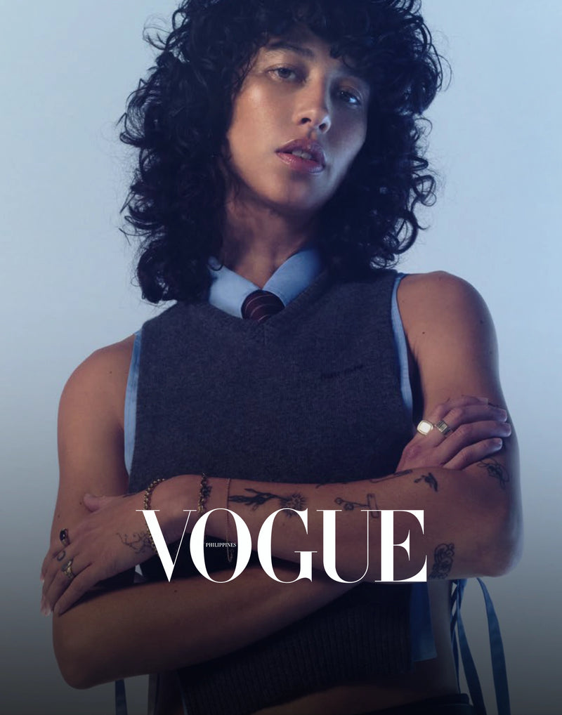 Towa Bird on the cover of Vogue Philippines Feb 2026 Love Issue